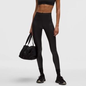 NWT Lululemon Wunder Train HR Tight 28” Foil 2